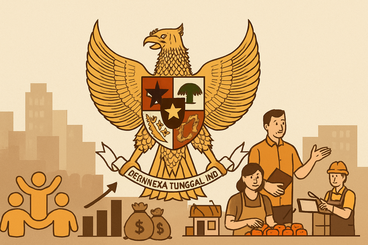 Garuda Pancasila dan Ekonomi Indonesia